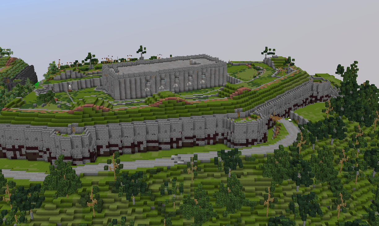 Fort Napoléon build in Minecraft 1.6.1 — legacy version
